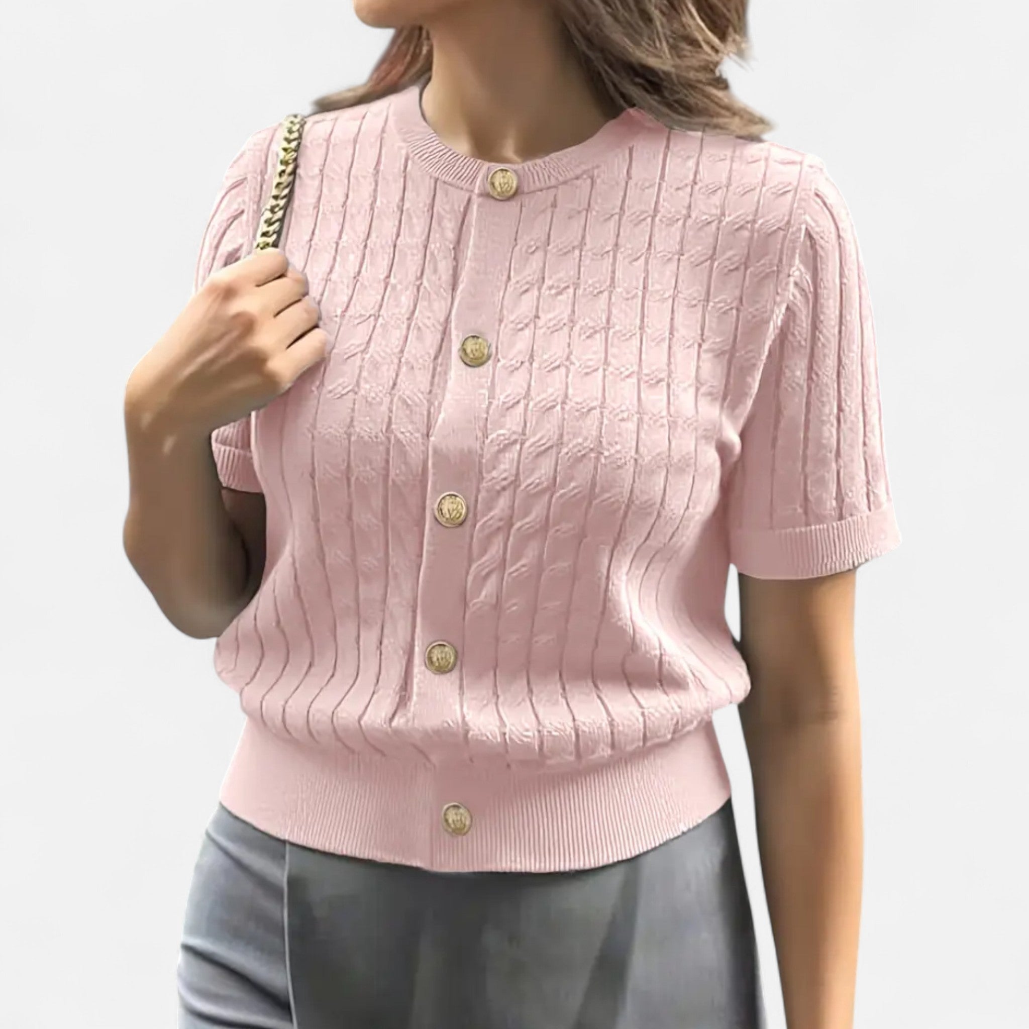 Marquiet Club | Women’s Button-Front Cardigan Sweater
