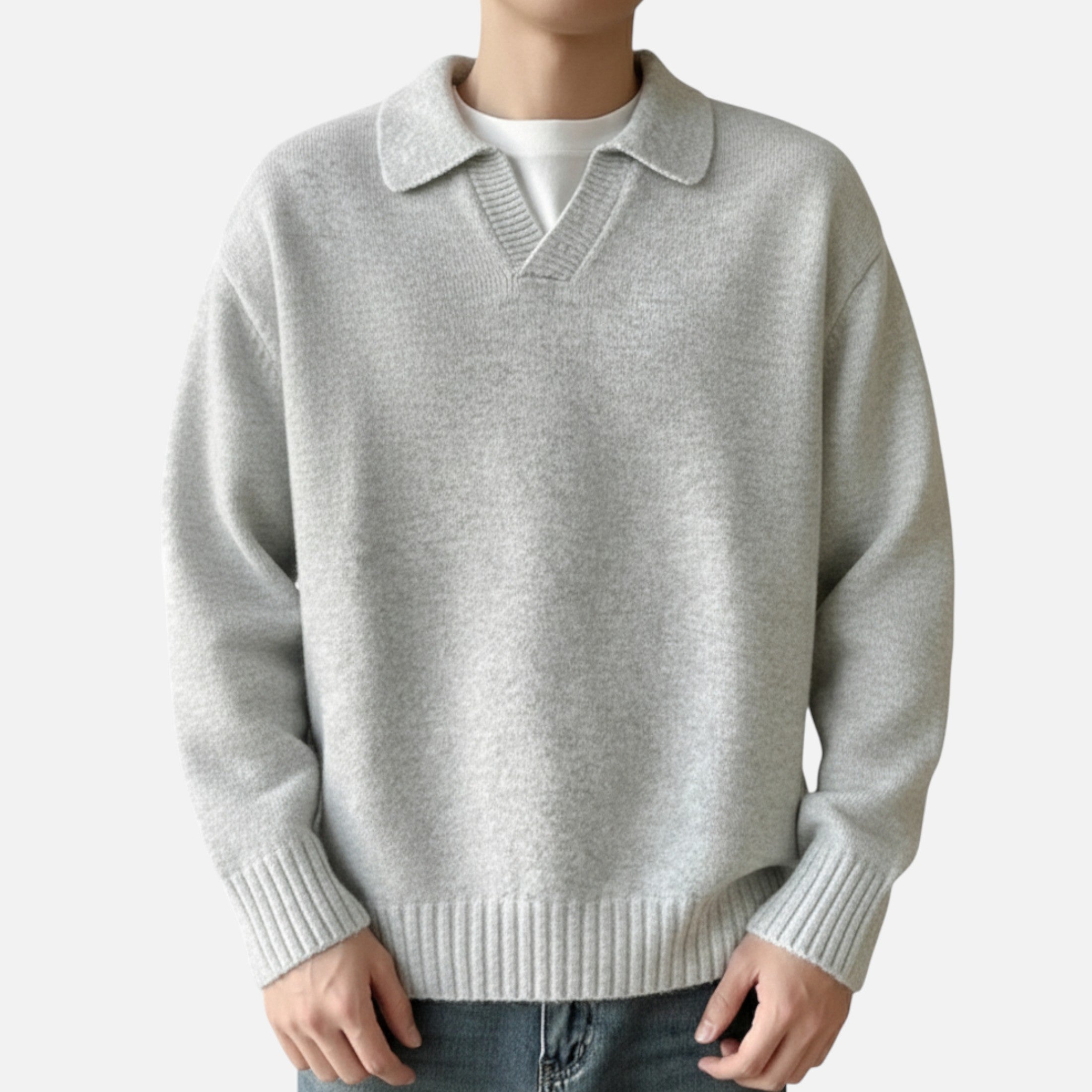 Marquiet Club | Men’s Polo Pullover Heritage Knit