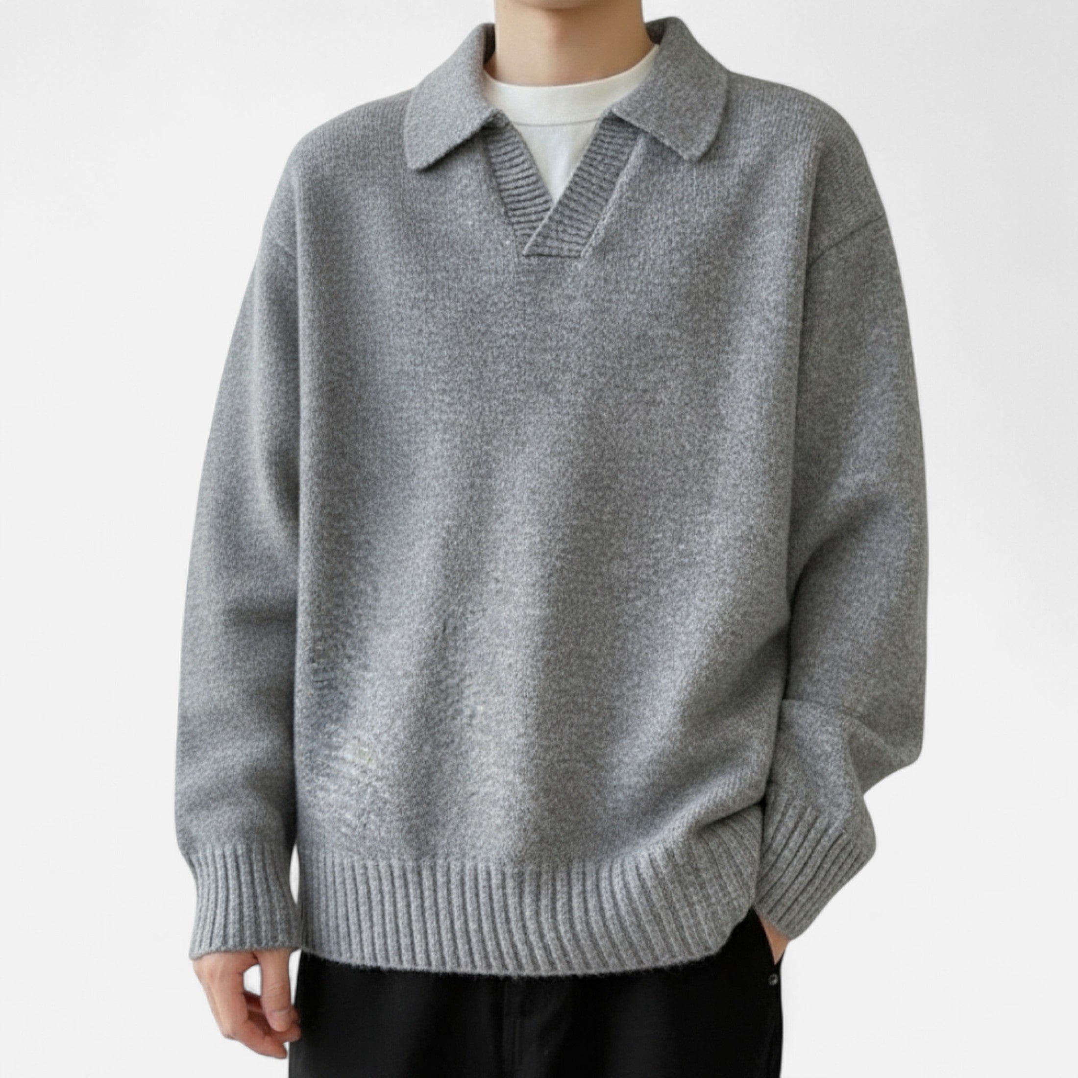 Marquiet Club | Men’s Polo Pullover Heritage Knit