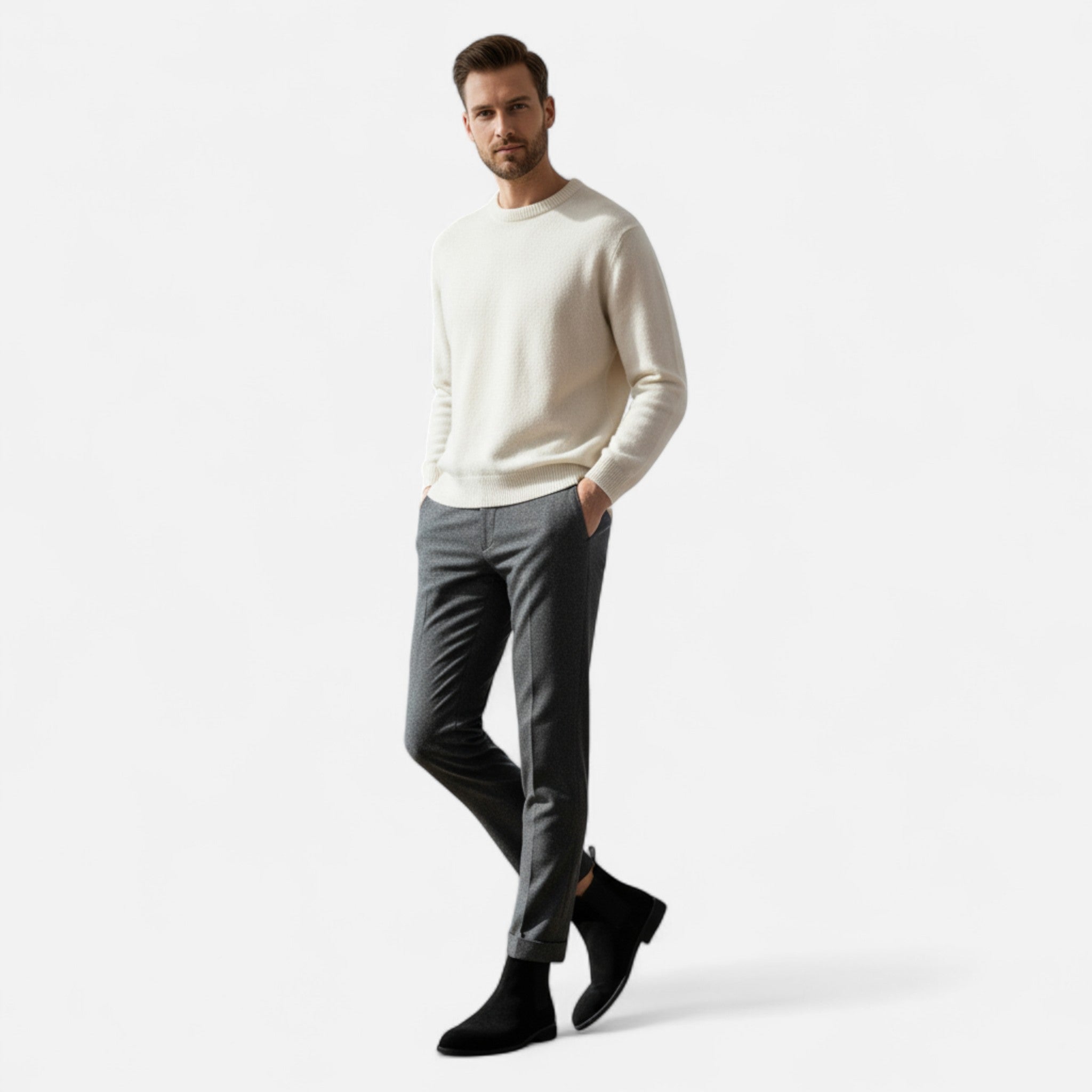 Marquiet Club | Men’s High Ankle Chelsea Boots