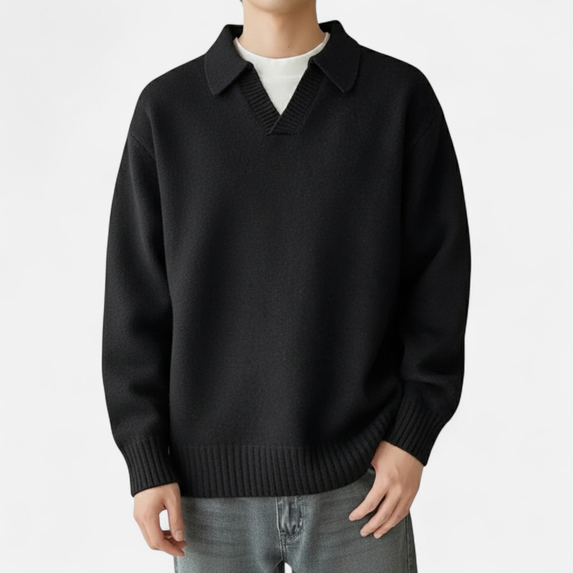Marquiet Club | Men’s Polo Pullover Heritage Knit