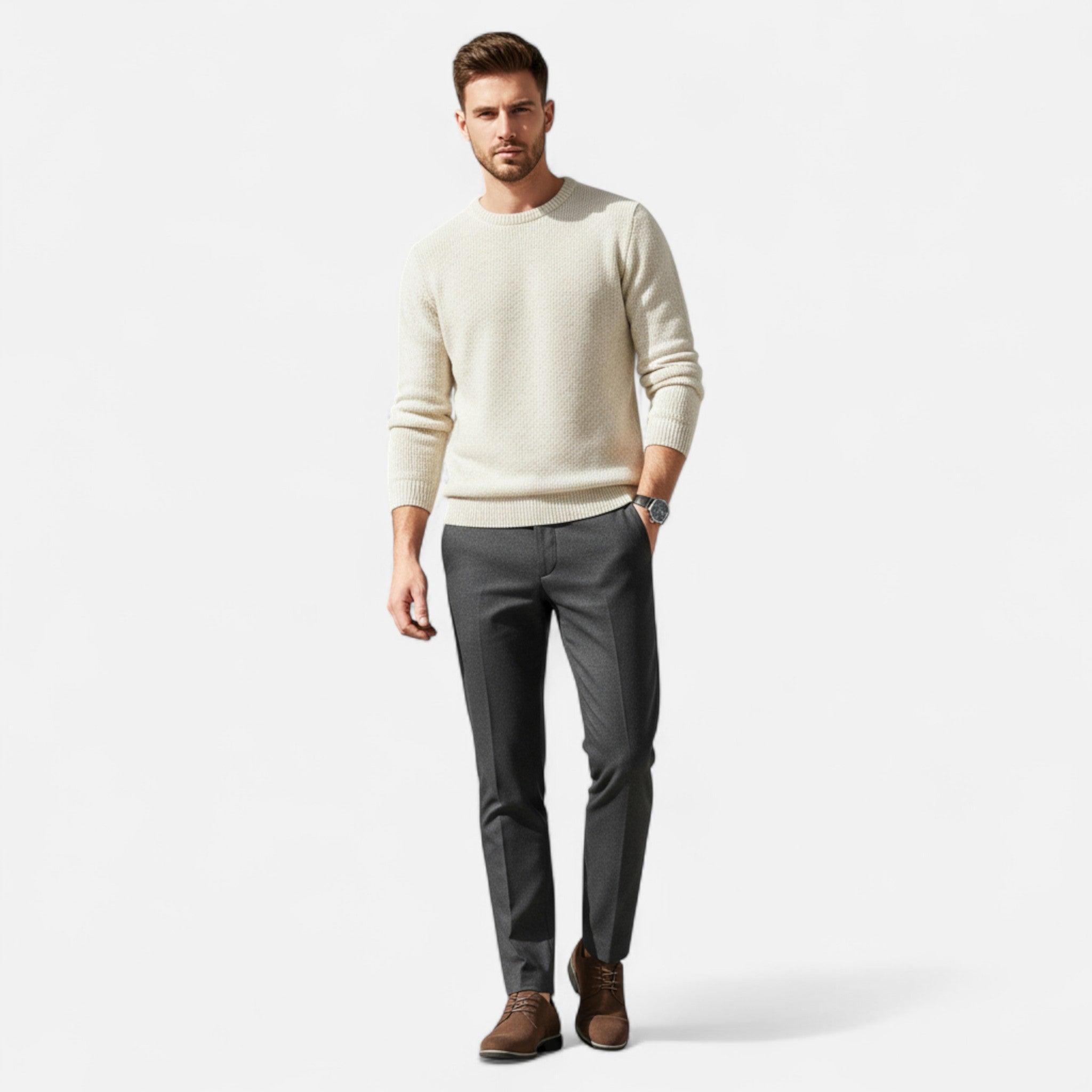 Marquiet Club | Men’s Casual Oxford Shoes with Rubber Sole