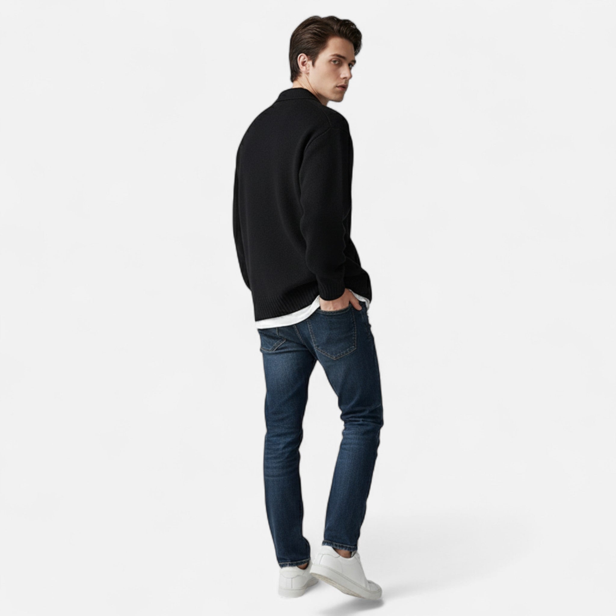 Marquiet Club | Men’s Polo Pullover Heritage Knit