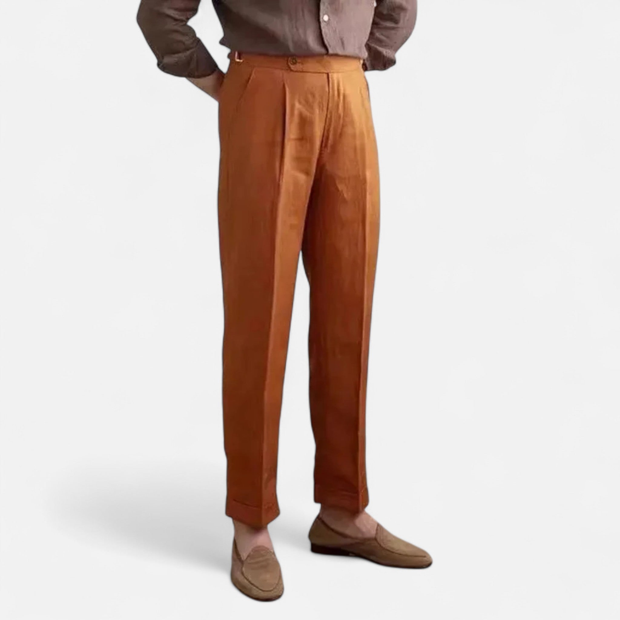 Marquiet Club | Men’s Portofino Linen Trousers