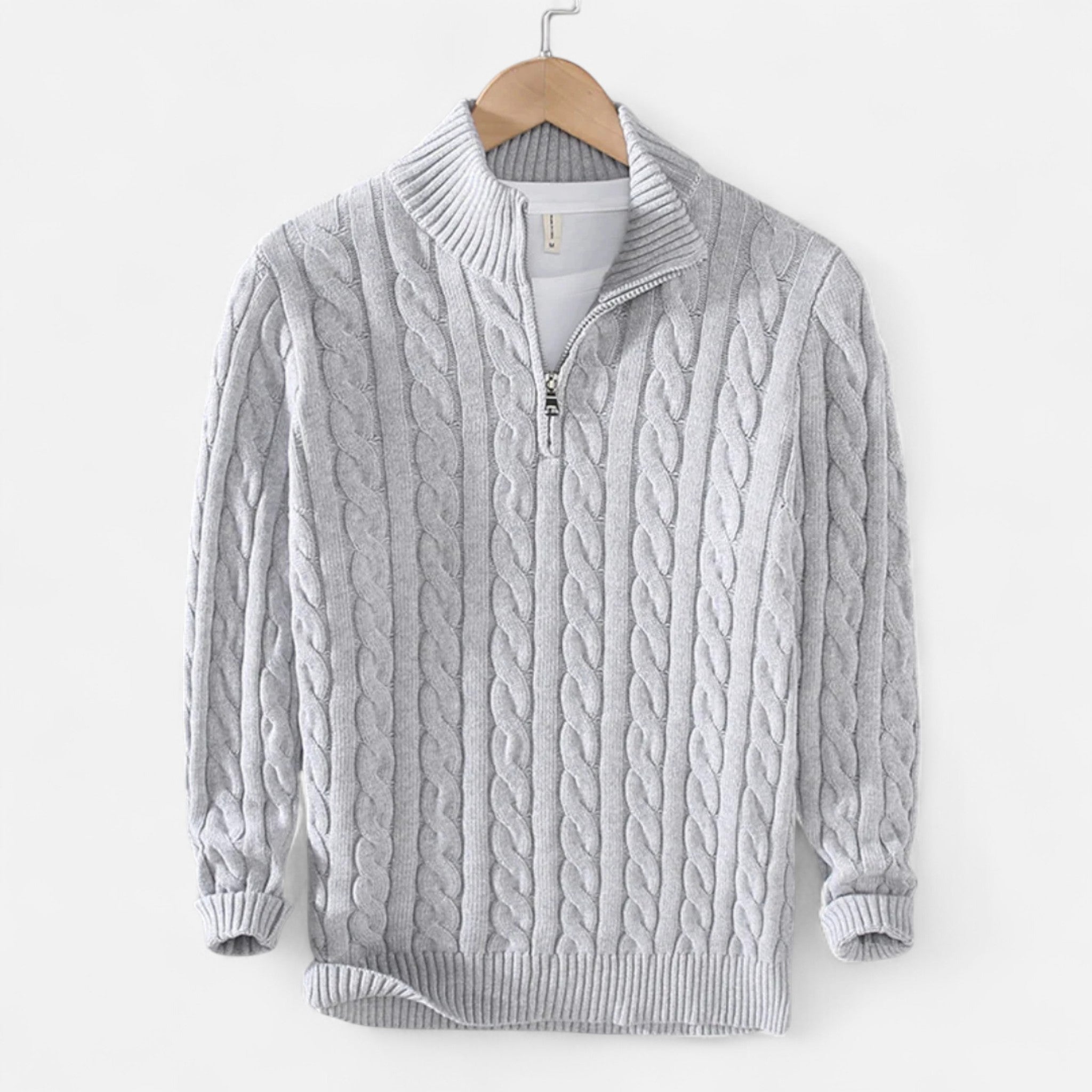 Marquiet Club | Men’s Classic Zip Sweater