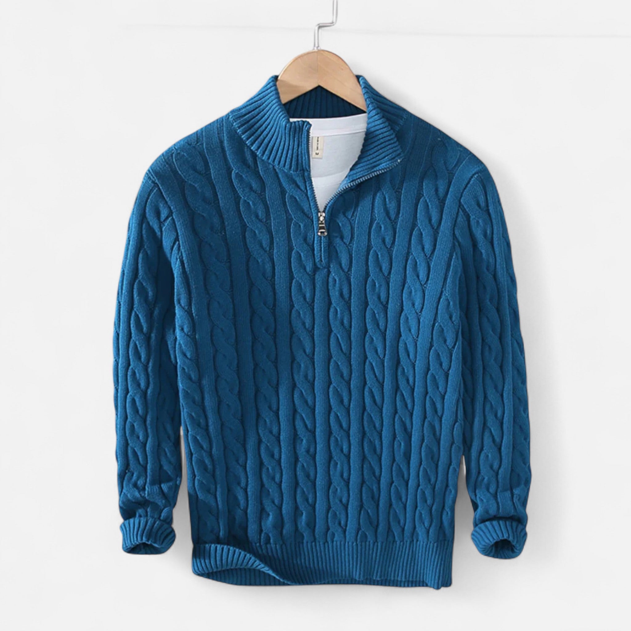 Marquiet Club | Men’s Classic Zip Sweater