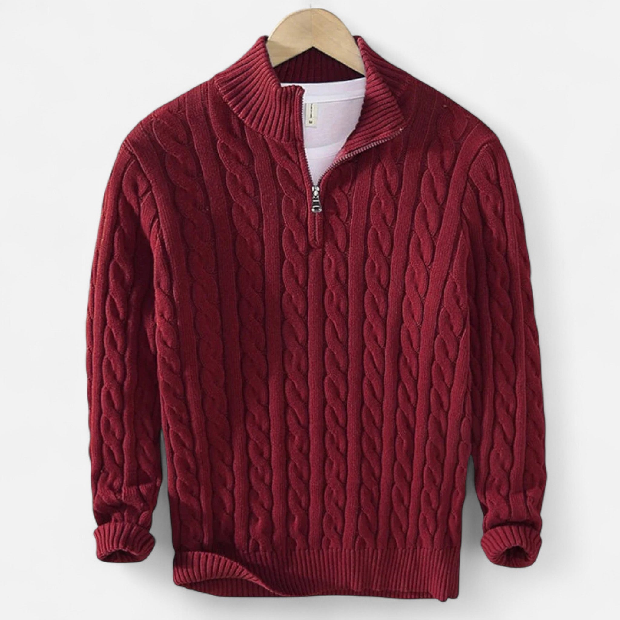 Marquiet Club | Men’s Classic Zip Sweater