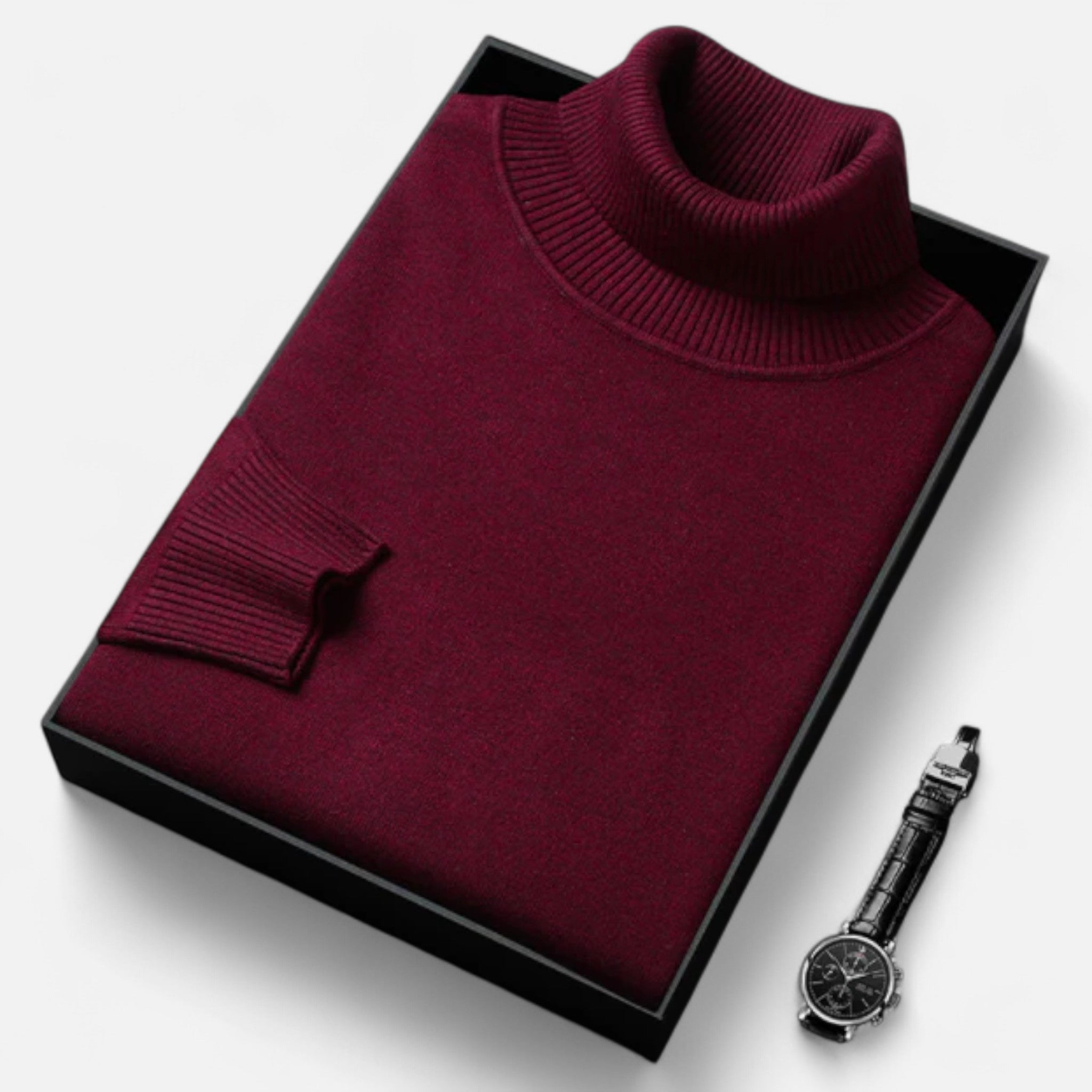 Marquiet Club | Men’s Cashmere Turtleneck Sweater