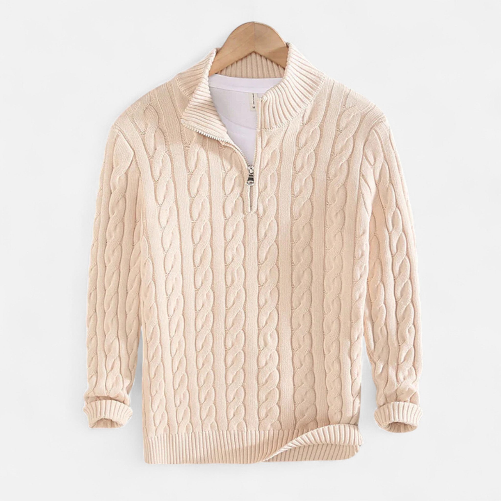 Marquiet Club | Men’s Classic Zip Sweater