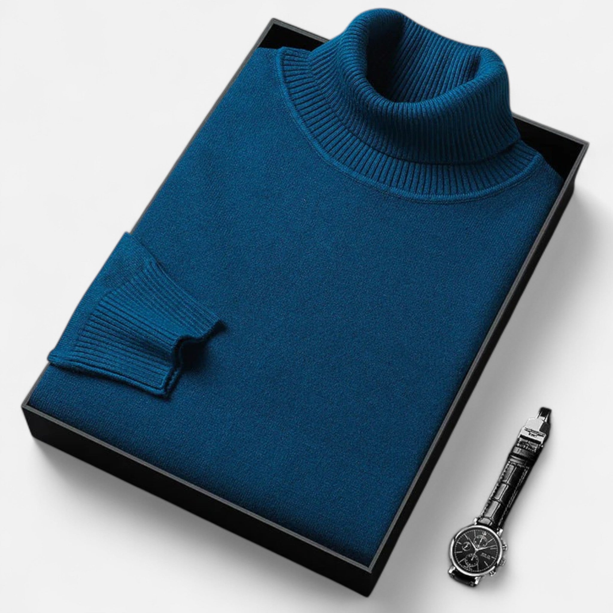 Marquiet Club | Men’s Cashmere Turtleneck Sweater