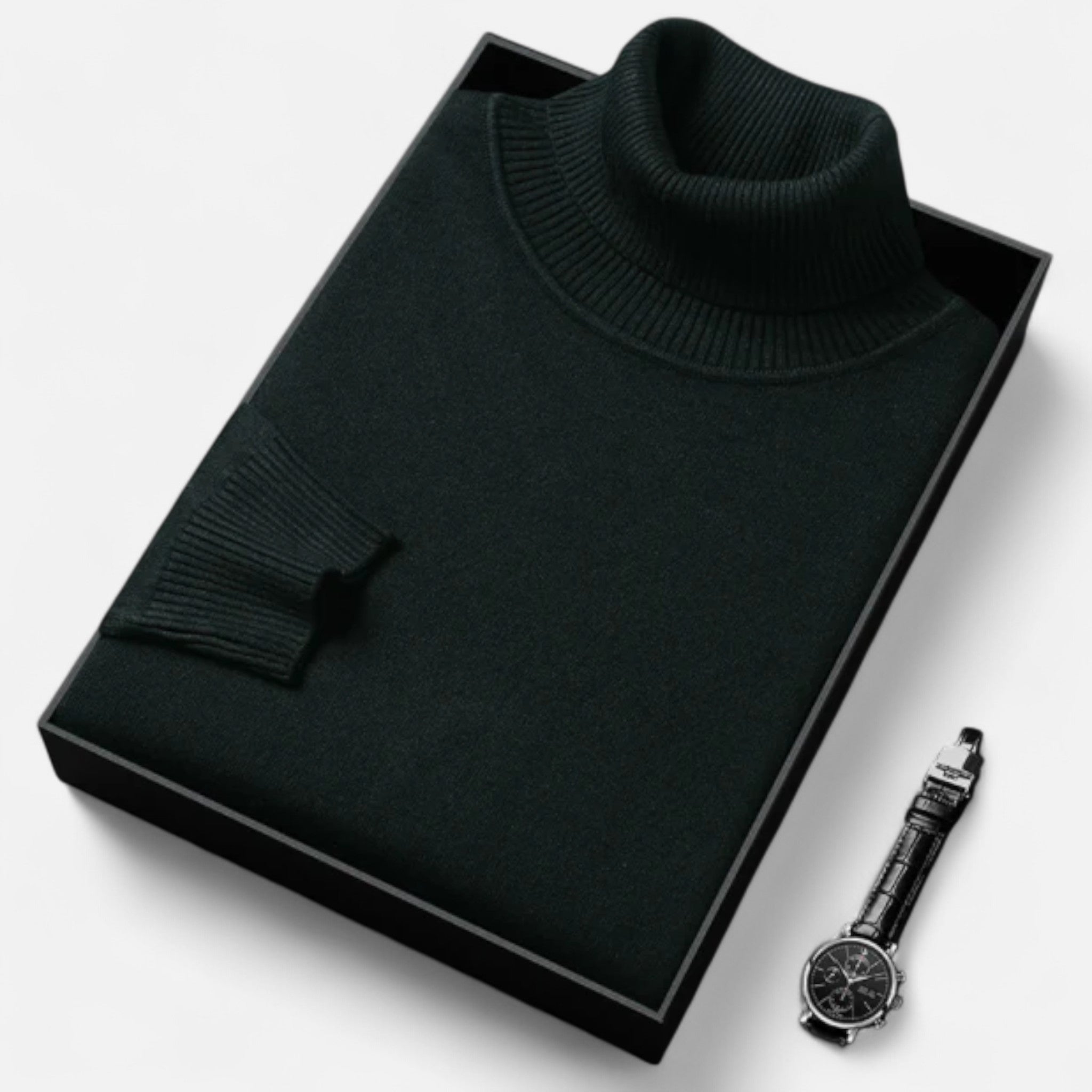 Marquiet Club | Men’s Cashmere Turtleneck Sweater