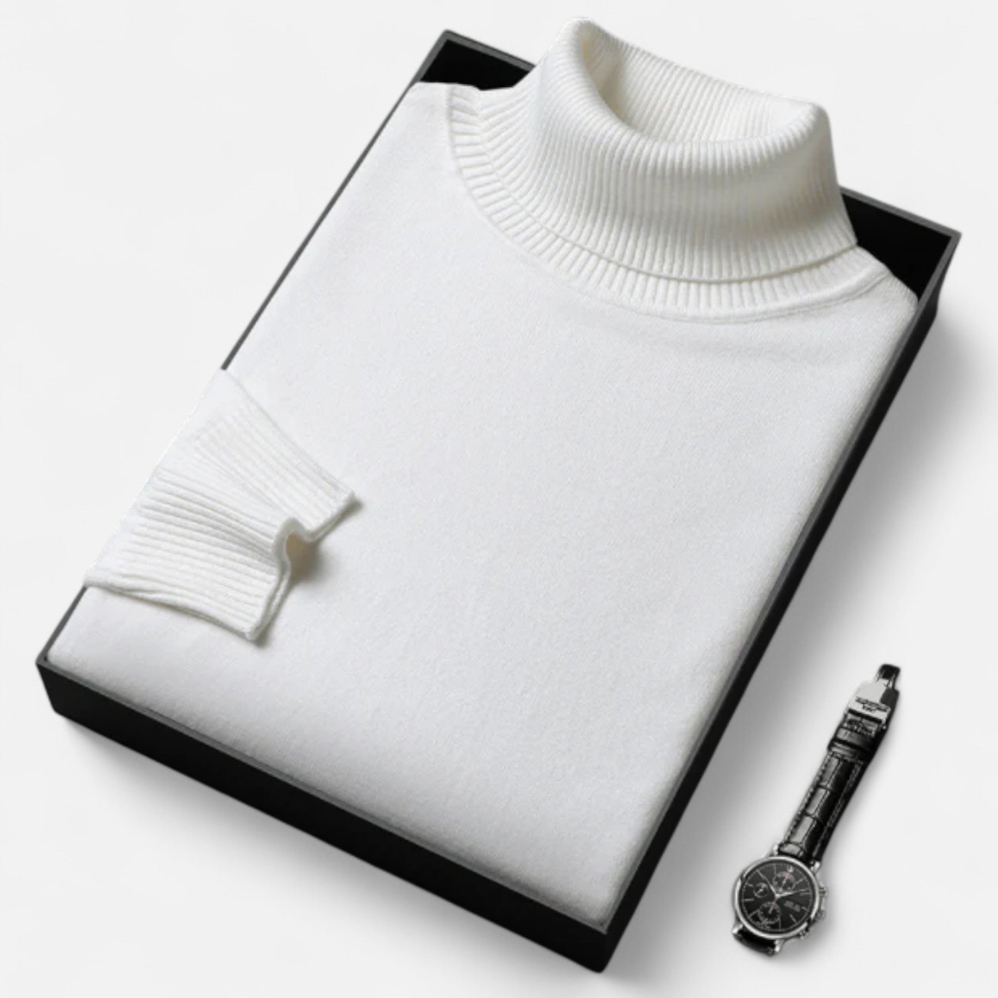 Marquiet Club | Men’s Cashmere Turtleneck Sweater