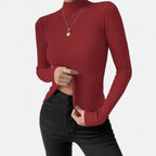 Marquiet Club | Women’s Round-Neck Stretch Pullover