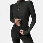Marquiet Club | Women’s Round-Neck Stretch Pullover