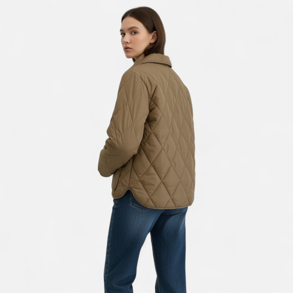 Marquiet Club | Women’s Slim Fit Patchwork Winter Jacket
