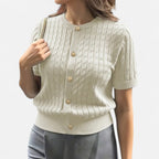 Marquiet Club | Women’s Button-Front Cardigan Sweater