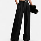 Marquiet Club | Women’s Slim-Fit Pleated Trousers