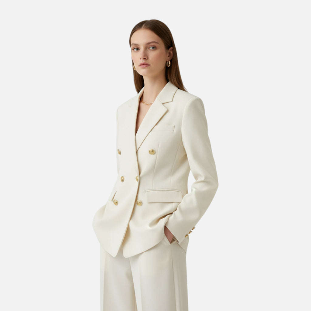 Marquiet Club | Women’s Classic Double-Breasted Blazer