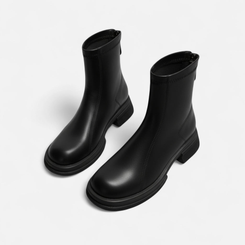 Marquiet Club | Women’s Classic Leather Ankle Boots