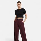 Marquiet Club | Women’s Slim-Fit Pleated Trousers