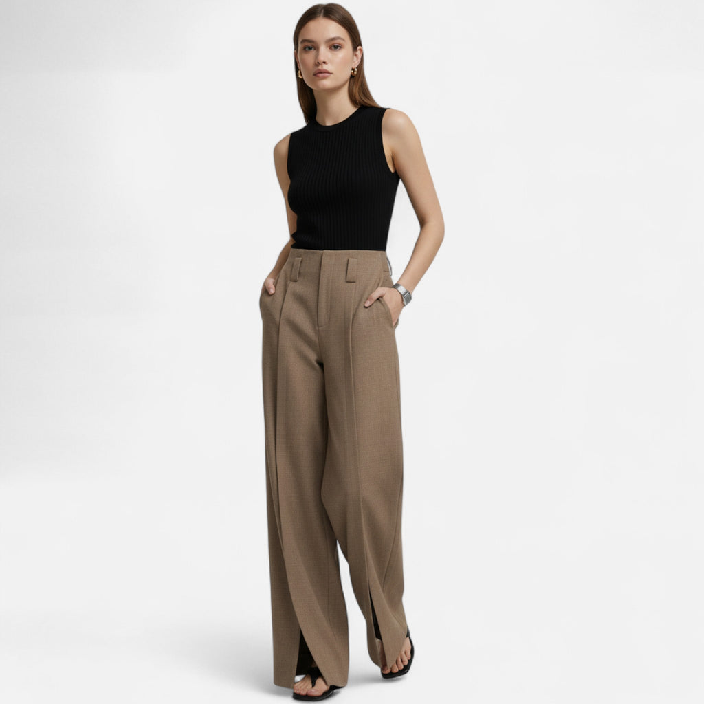 Marquiet Club | Women’s Wide-Leg Elegant Trousers