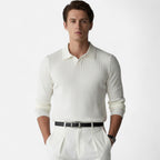 Marquiet Club | Men’s Long Sleeve Oxford Polo