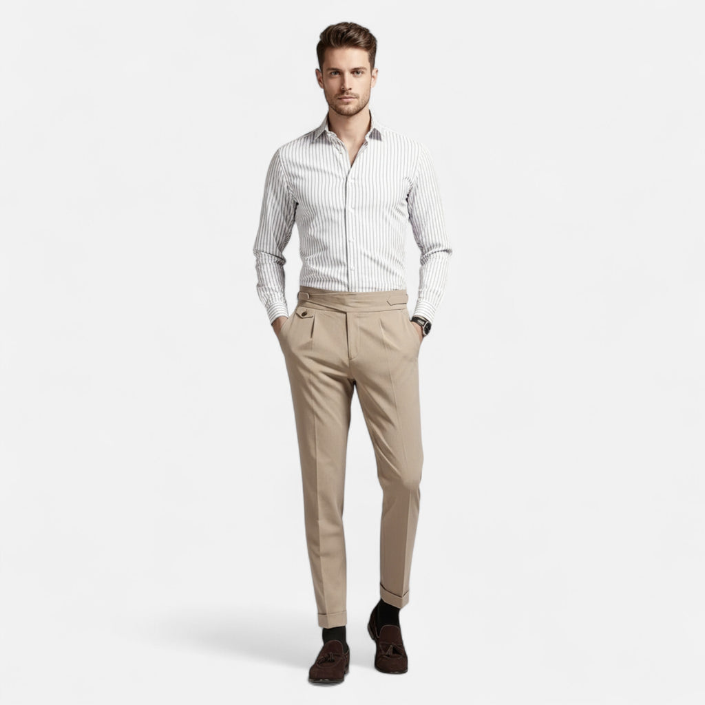 Marquiet Club | Men’s Heritage Pleated Pants