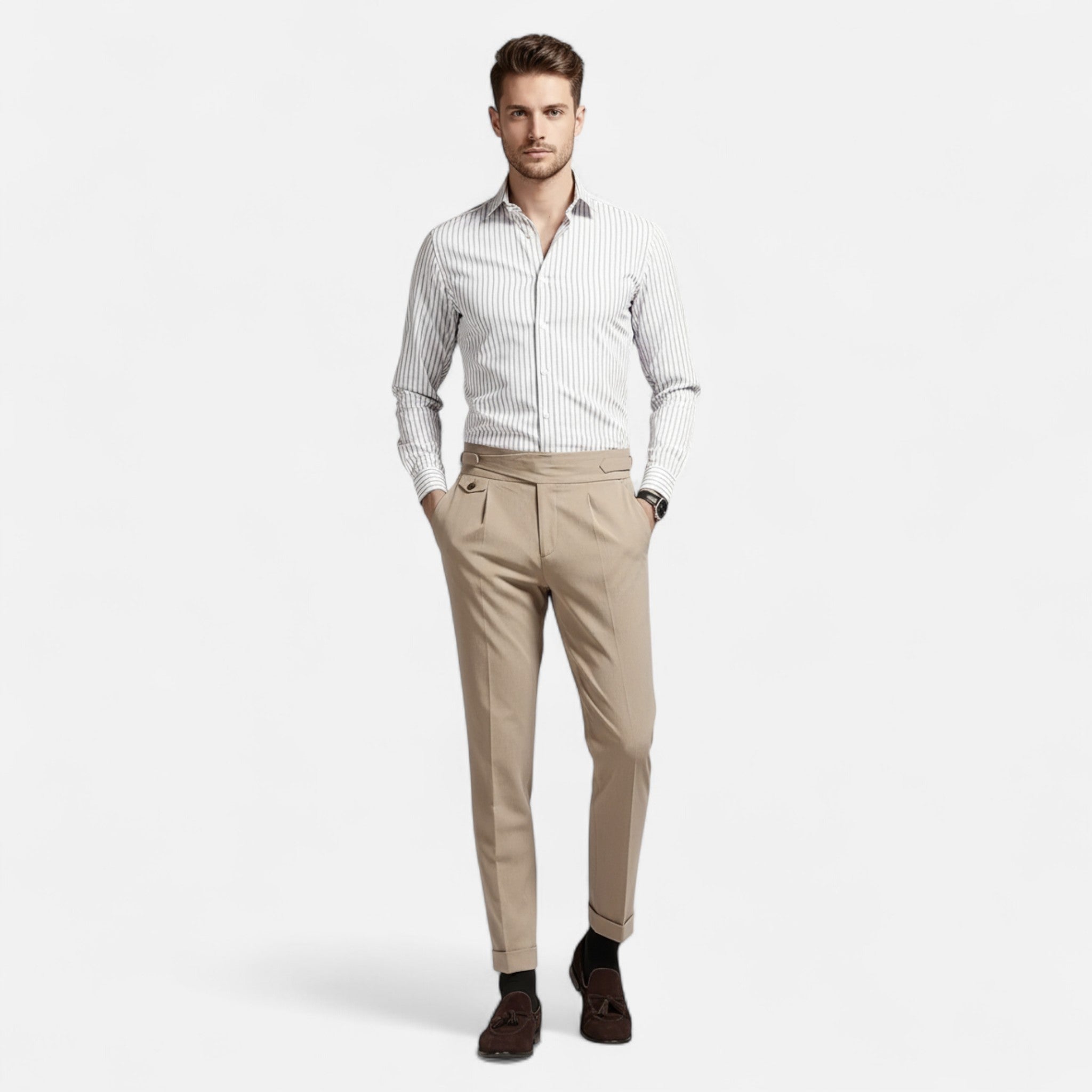 Marquiet Club | Men’s Heritage Pleated Pants