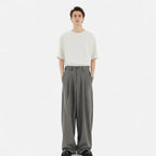 Marquiet Club | Men’s Pleated Trousers Relaxed Fit