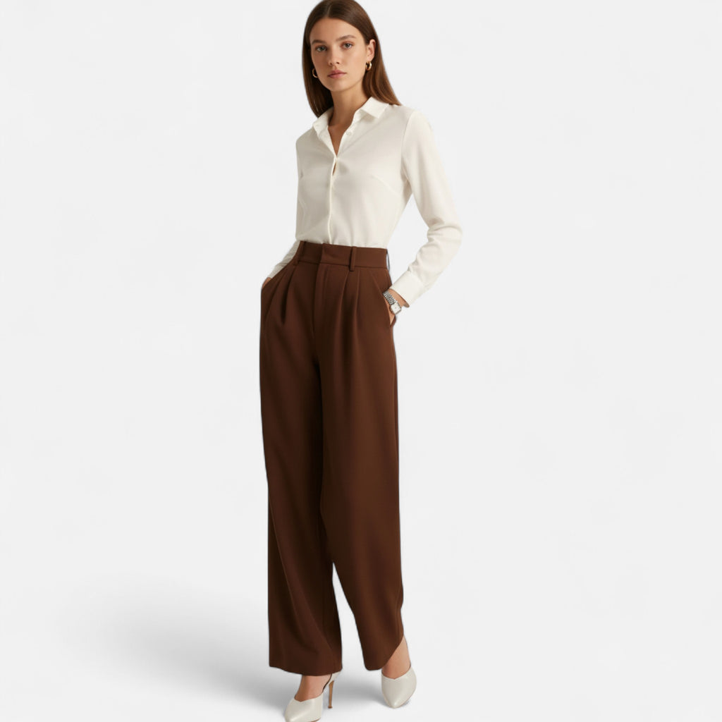 Marquiet Club | Women’s Classic Pleated Trousers