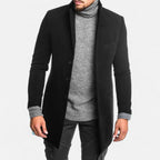 Marquiet Club | Men’s Single-Breasted Wool Overcoat