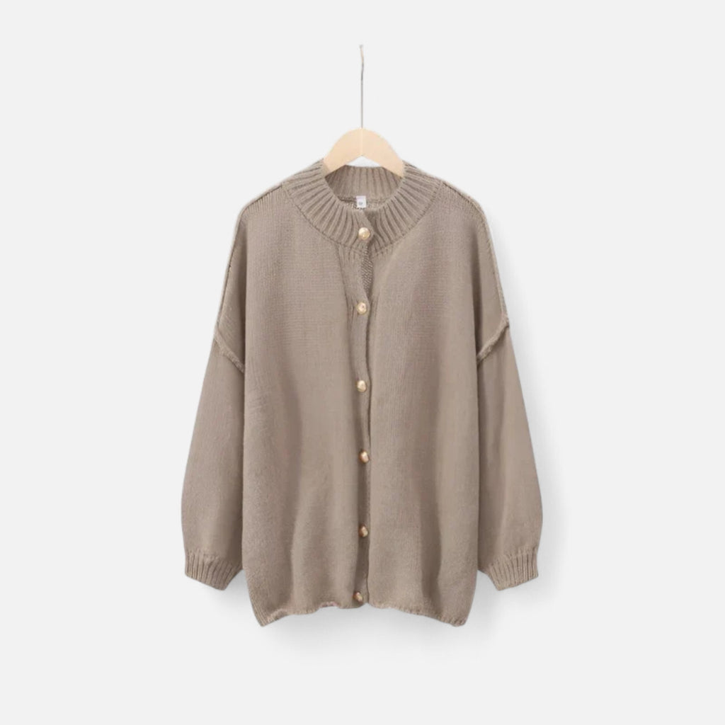 Marquiet Club | Women’s Knit Button-Up Cardigan