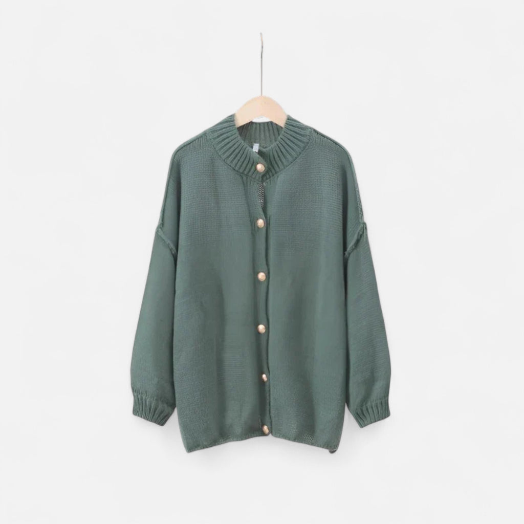 Marquiet Club | Women’s Knit Button-Up Cardigan