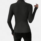 Marquiet Club | Women’s Round-Neck Stretch Pullover
