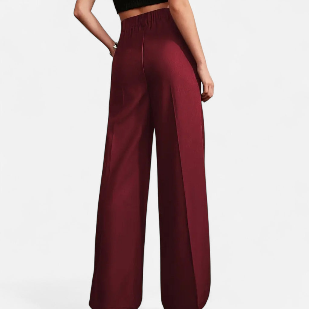 Marquiet Club | Women’s Slim-Fit Pleated Trousers