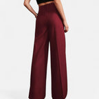 Marquiet Club | Women’s Slim-Fit Pleated Trousers