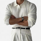 Marquiet Club | Men’s Long Sleeve Oxford Polo