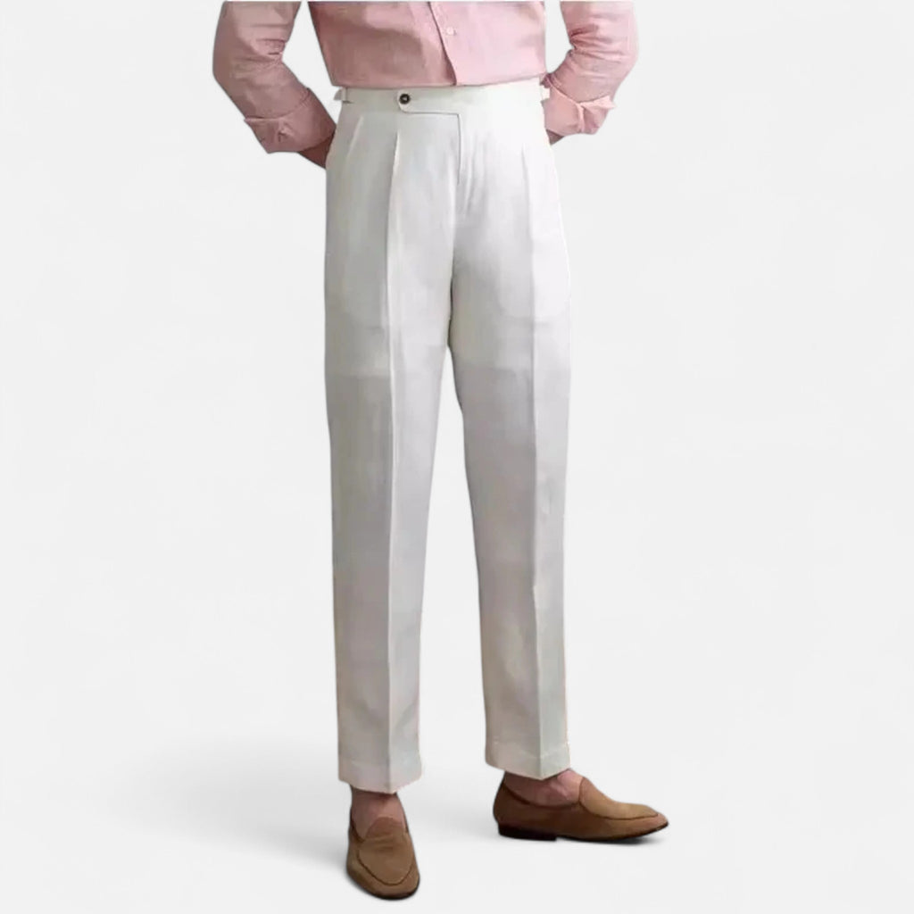 Marquiet Club | Men’s Portofino Linen Trousers