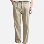 Marquiet Club | Men’s Classic Straight-Leg Pants