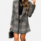 Marquiet Club | Women’s Houndstooth Tweed Blazer