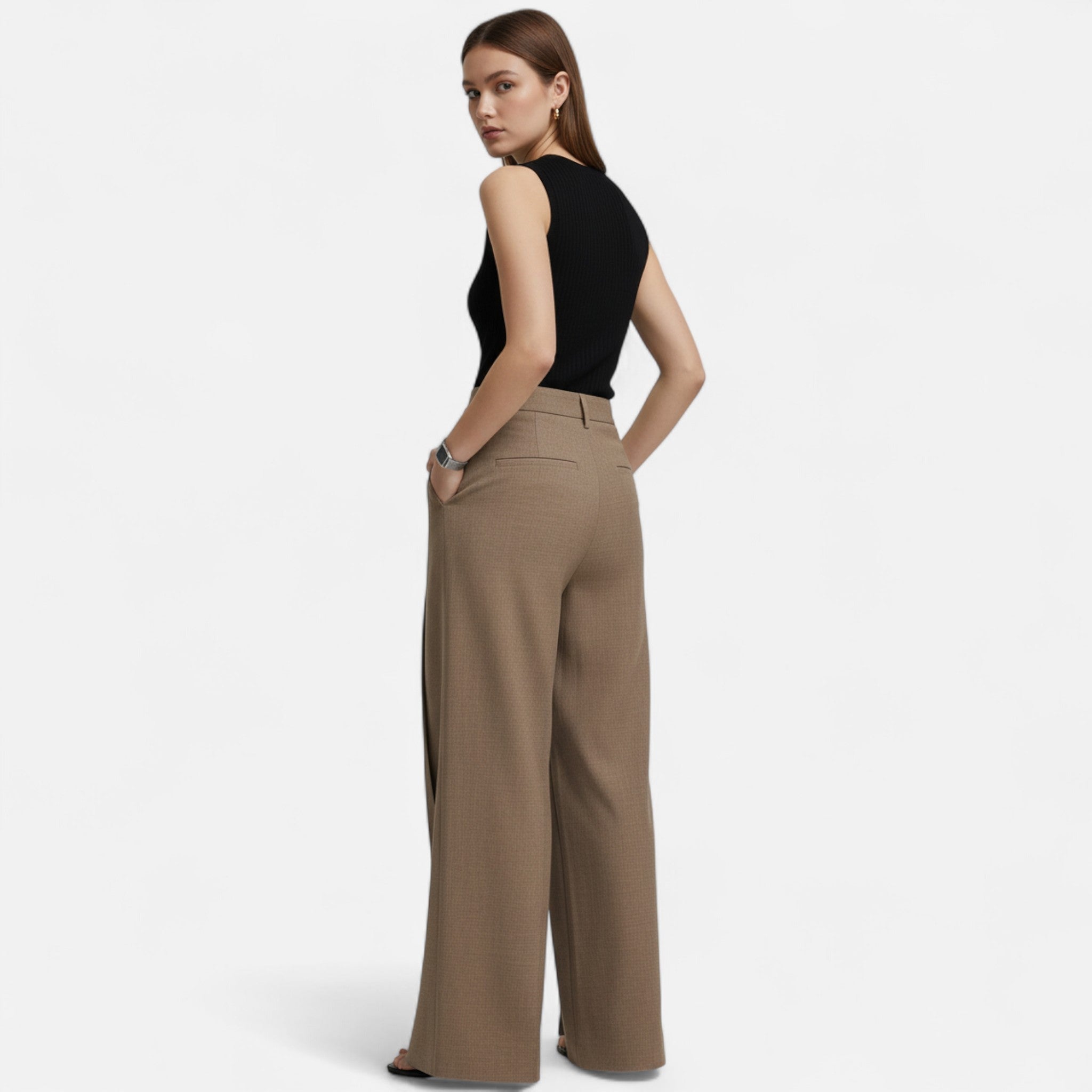 Marquiet Club | Women’s Wide-Leg Elegant Trousers