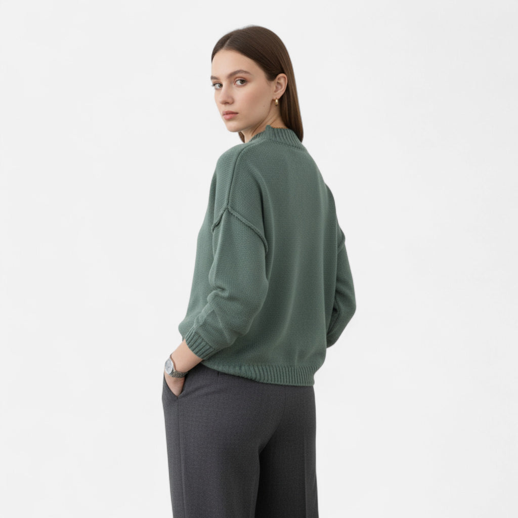 Marquiet Club | Women’s Knit Button-Up Cardigan