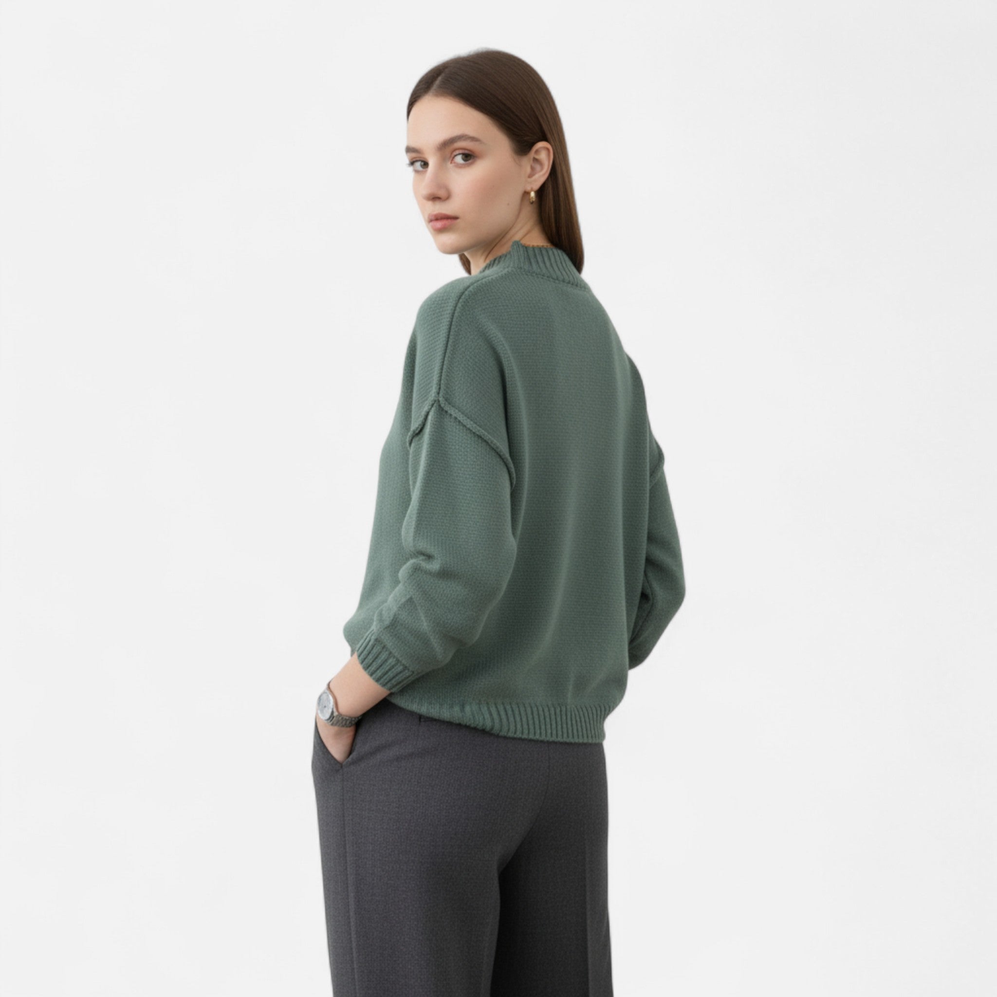 Marquiet Club | Women’s Knit Button-Up Cardigan