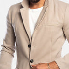 Marquiet Club | Men’s Single-Breasted Wool Overcoat