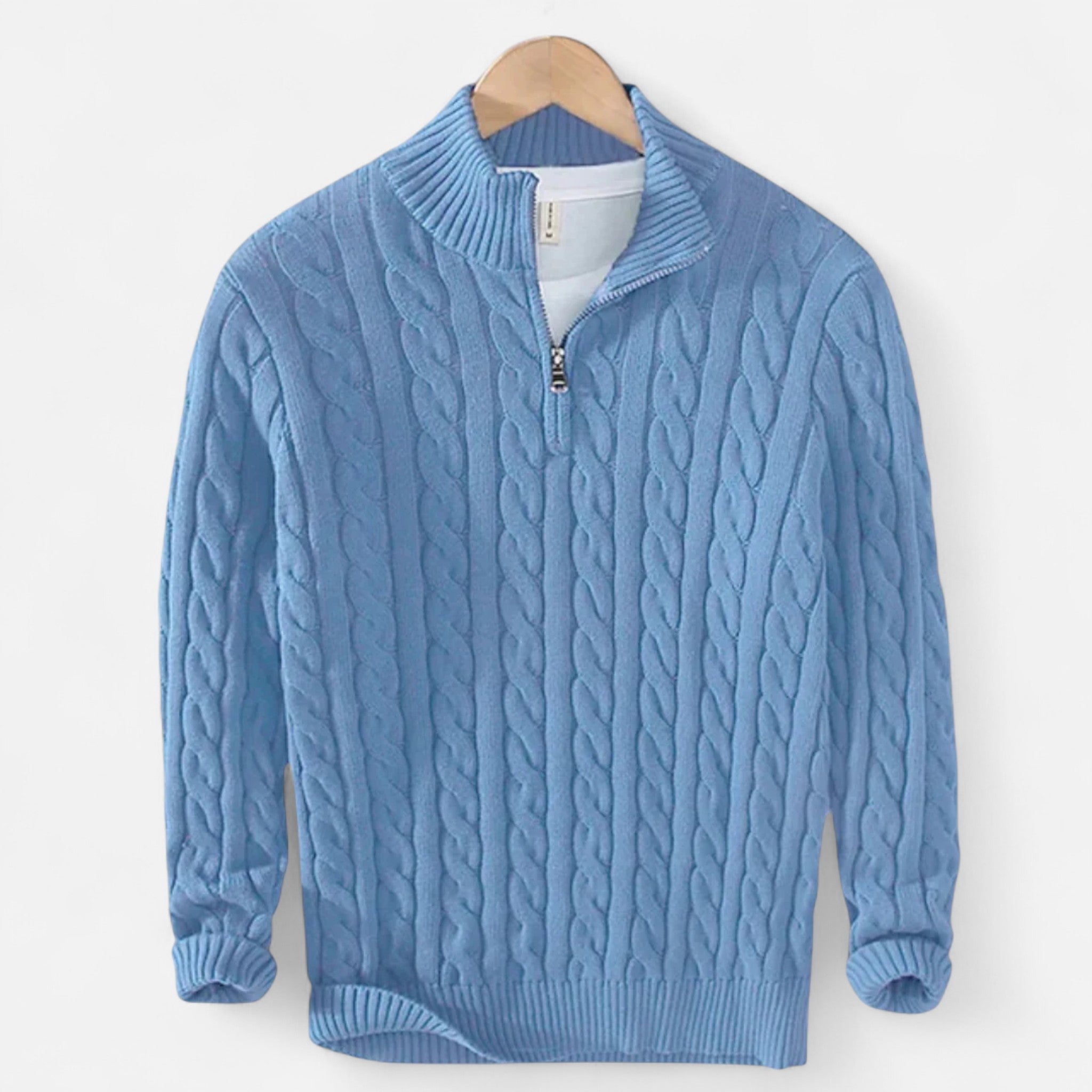 Marquiet Club | Men’s Classic Zip Sweater