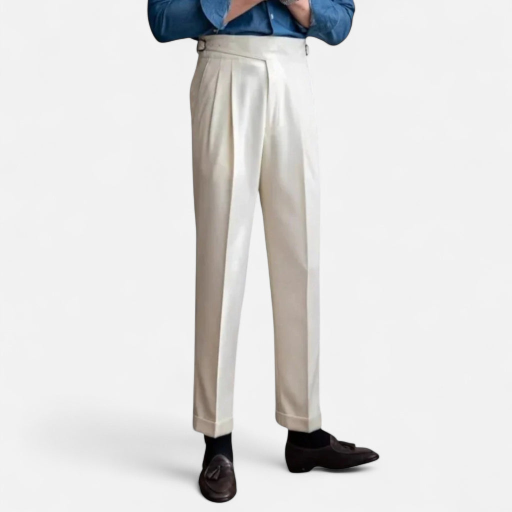 Marquiet Club | Men’s Classic Pleated Italian Pants